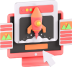 Abstract ghost-style design element used for visual enhancement